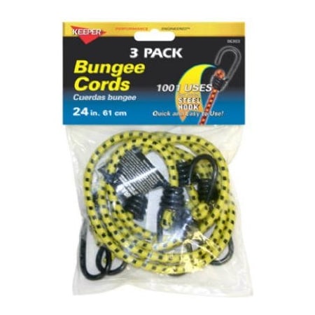 Hampton Products-Keeper 3PK 24 Bungee Cord 6303